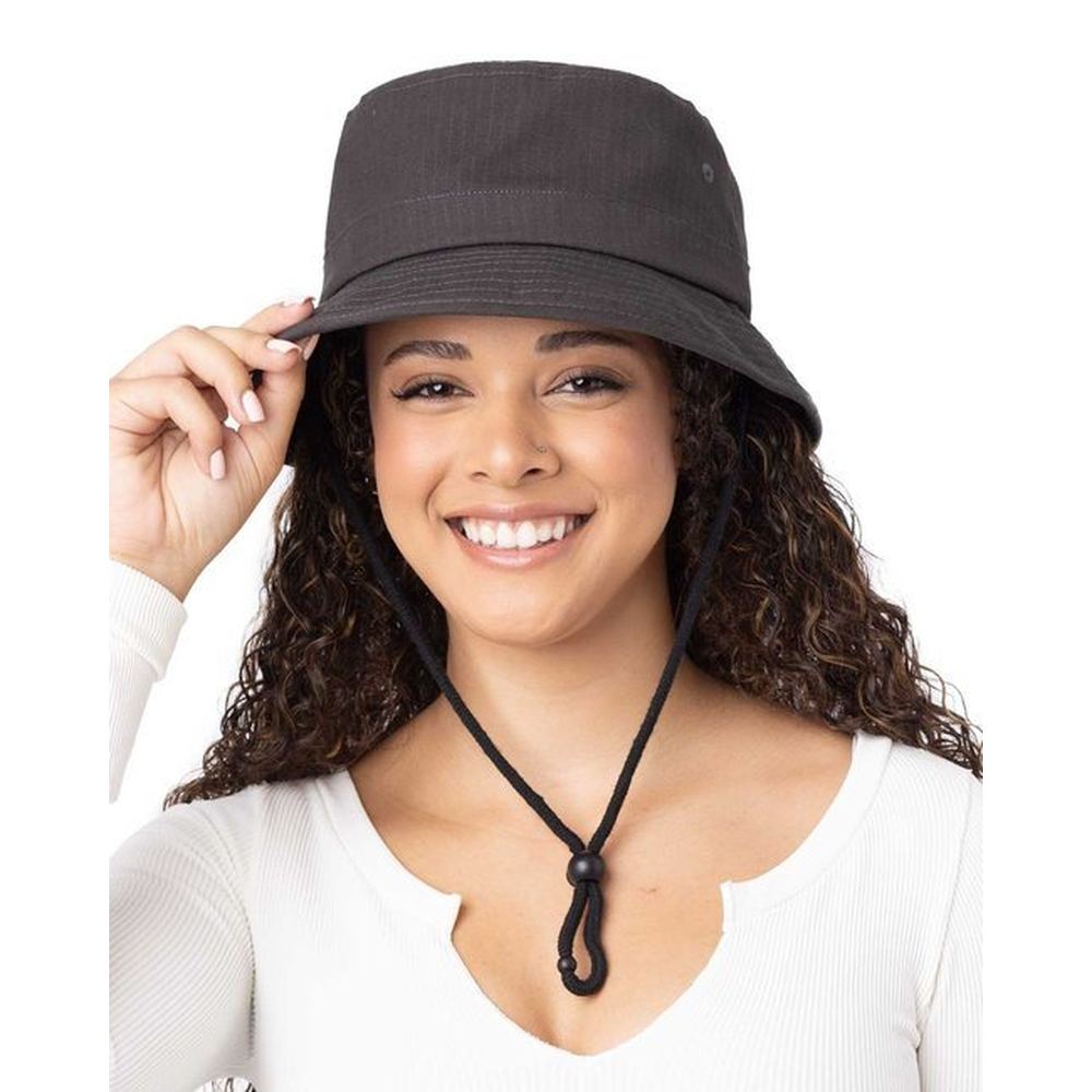 Big Accessories BA643 Lariat Boonie Hat Style Your Walls OS CHARCOAL